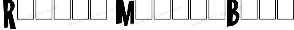 Revalo ModernBlack Regular字体转换